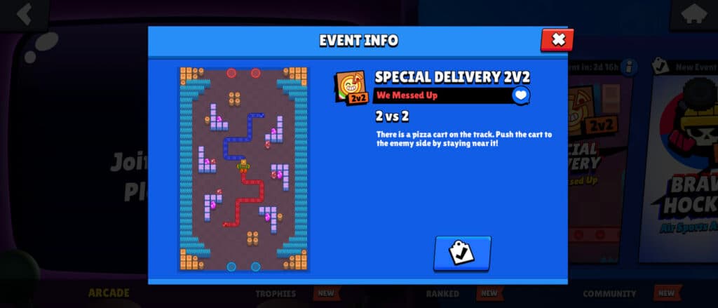 Special Delivery during the Brawl Stars Pizza Planet event (Image via esports.gg)
