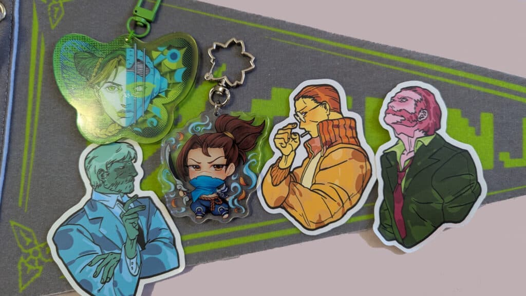 DreamHack artist alley items (Image via esports.gg)