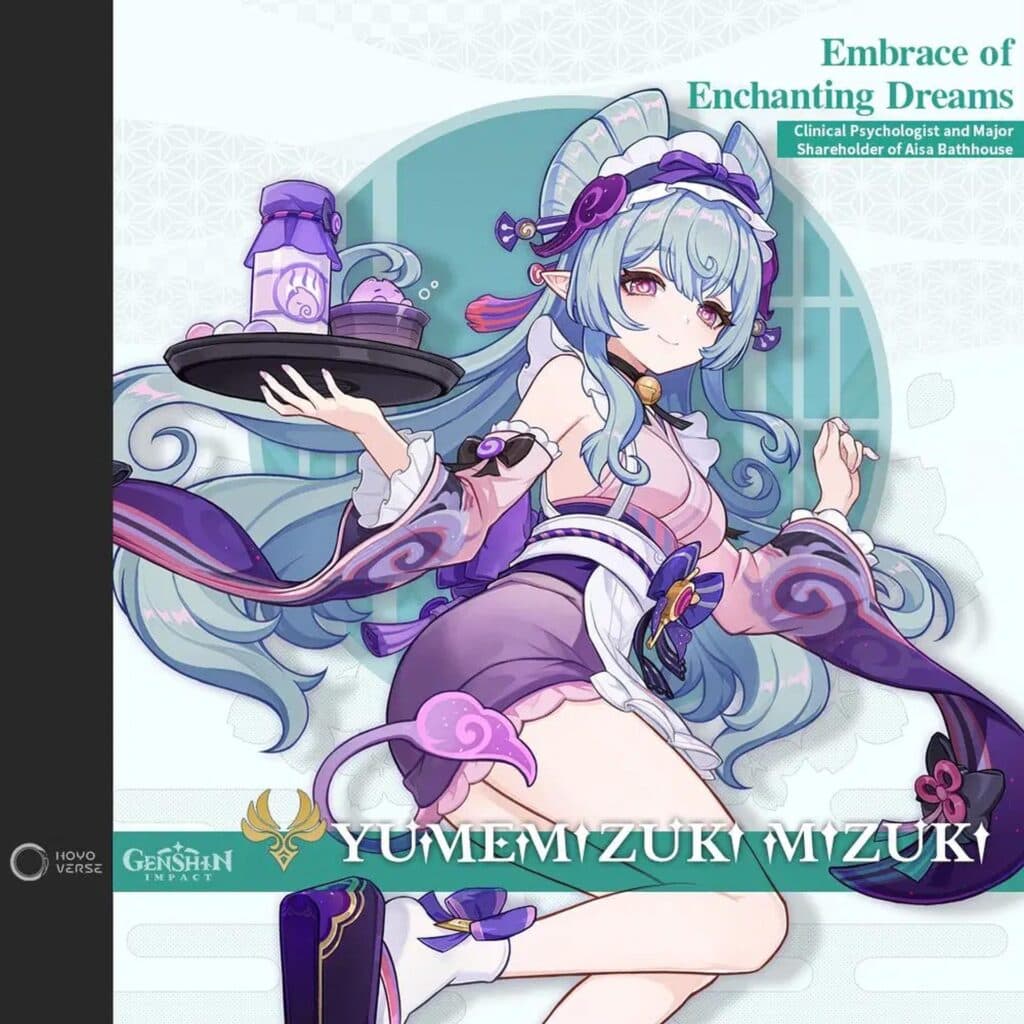 Yumemizuki Mizuki reveal drip marketing (Image via HoYoverse)
