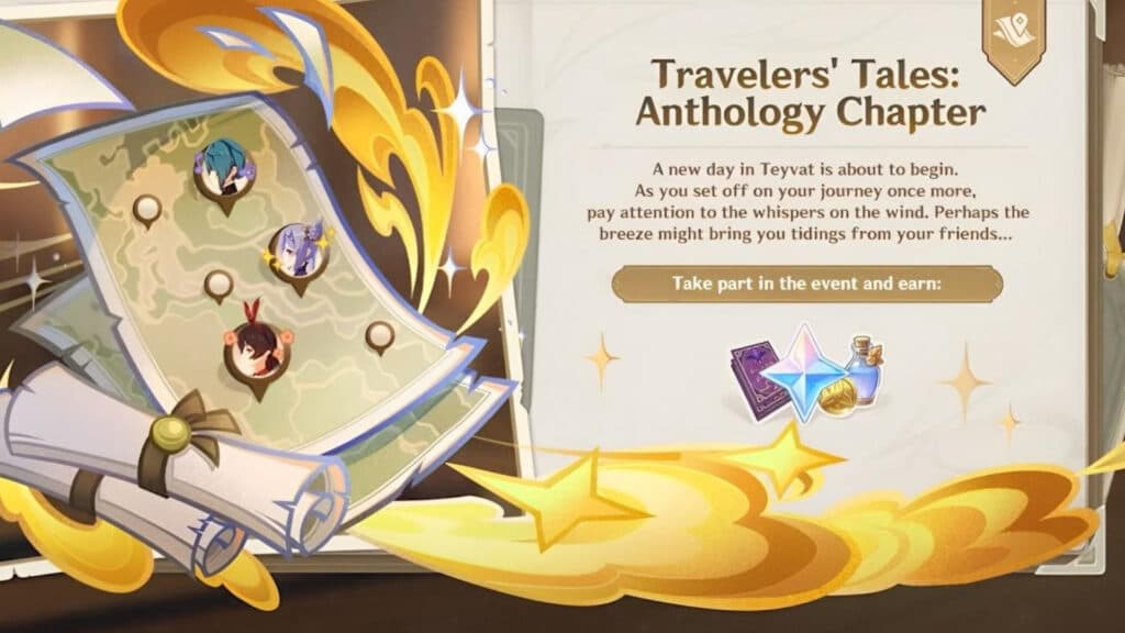 Travelers's Tales: Anthology Chapter event (Image via HoYoverse)