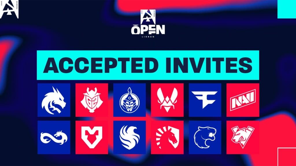 Twelve teams have accepted invites for BLAST Premier Open Lisbon (Image via BLAST)