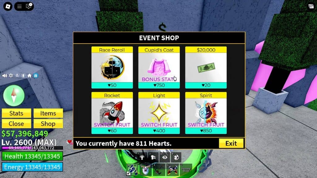 Cupid's Coat in stock at the Valentine's Shop. (Screenshot via <a href="https://www.youtube.com/@ronnjoTv">ronnjo Tv YouTube Channel</a>)