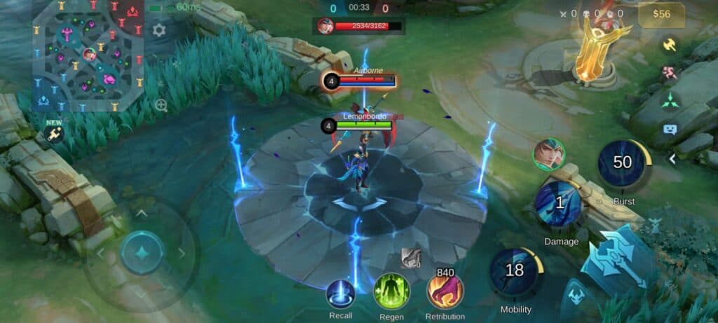 Enemies at the center of Ling's Ultimate get knocked up (Image via esports.gg)