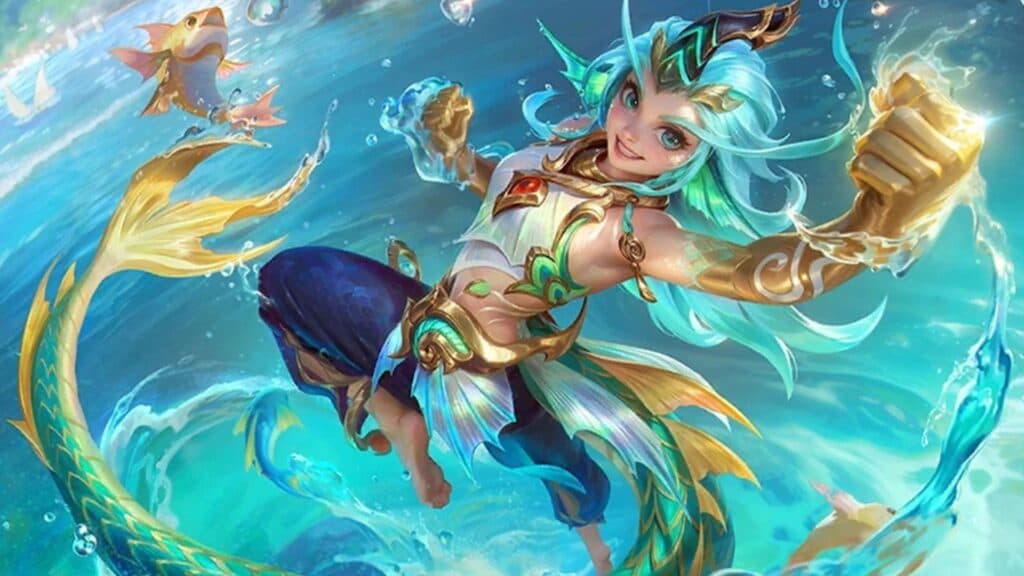 Kalea is both an engage bruiser and a healer. (Image via MOONTON Games)