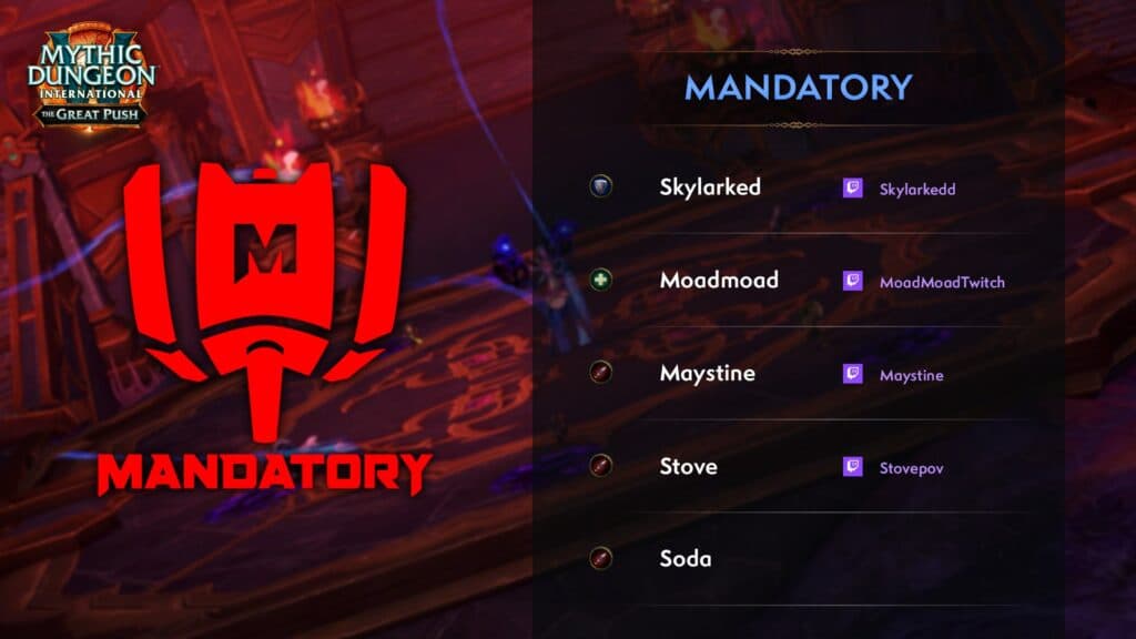 Mandatory players (Image via Blizzard Entertainment)