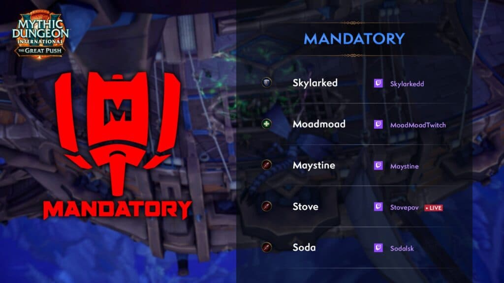 Mandatory players (Image via Blizzard Entertainment)