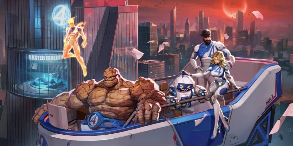Human Torch and The Thing will round out the Fantastic Four roster in Marvel Rivals (Image via NetEase Games)