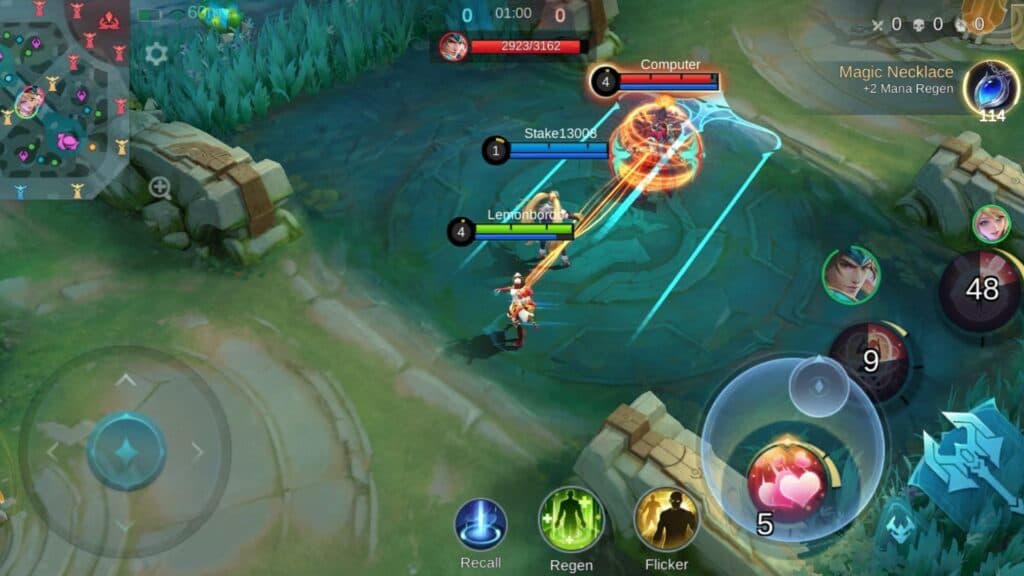 Angela Skill 1 and Skill 2 in MLBB screenshot (Image via esports.gg)