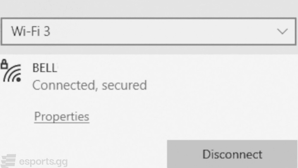 Check your internet connection (Screenshot via esports.gg)