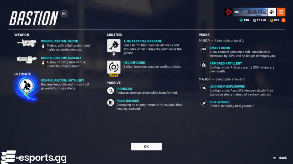 Bastion's Perks (Screenshot via esports.gg)