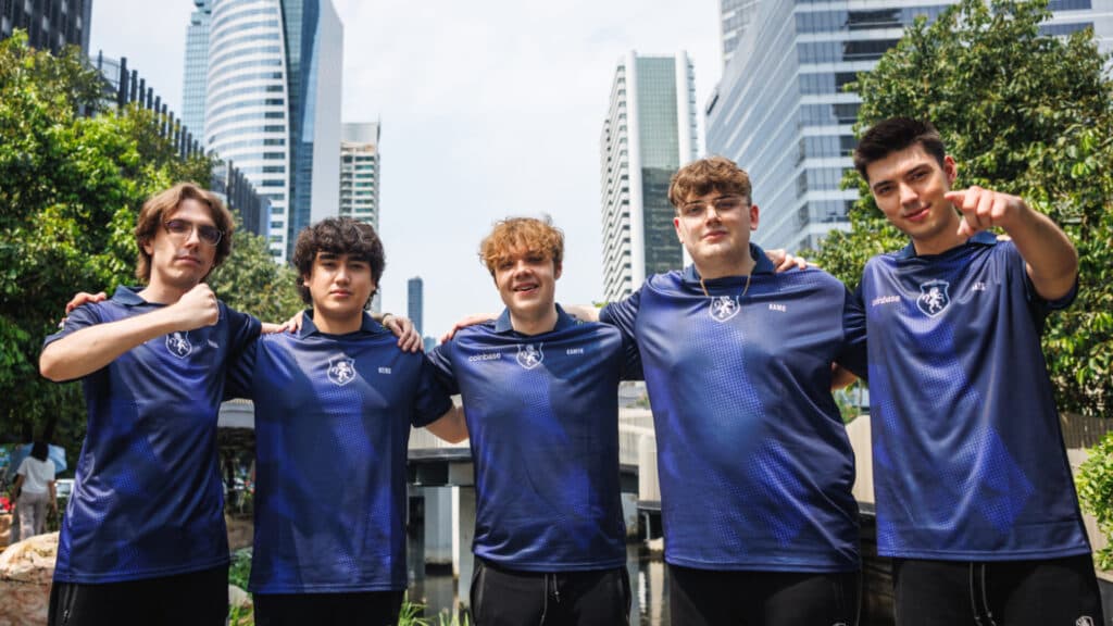 Team Liquid palyers (Image via Yicun Liu | Riot Games)
