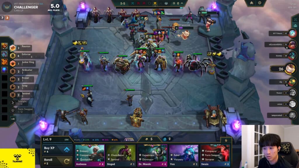 Prestivent streaming on Twitch (Screenshot via esports.gg)