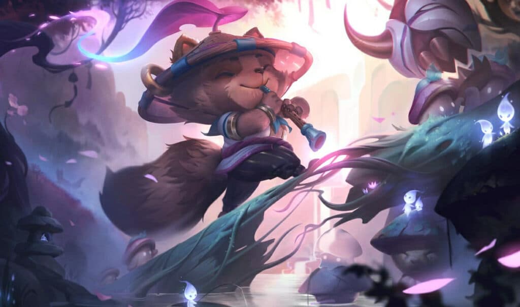 Teemo in his Spirit Blossom skin (Image via Riot Games)