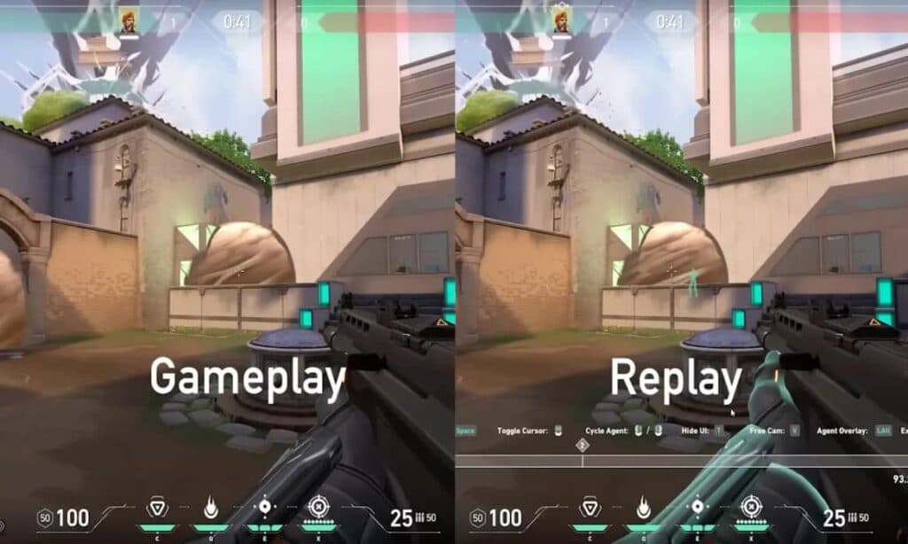 An in-progress version of the replay system shared last year (Image via Riot Games)