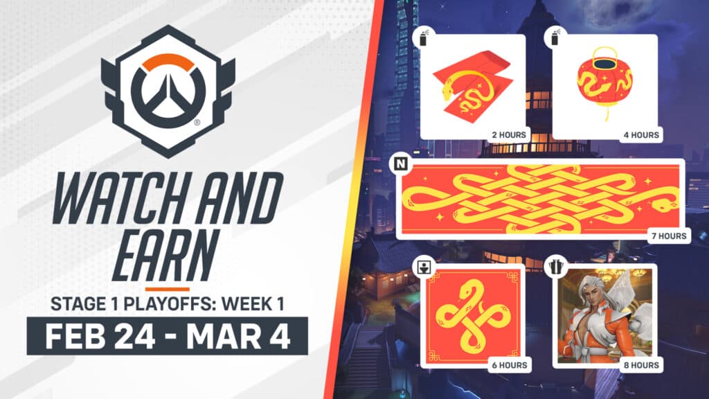 Overwatch Champions Series Stage 1 Playoffs drops (Image via Blizzard Entertainment)
