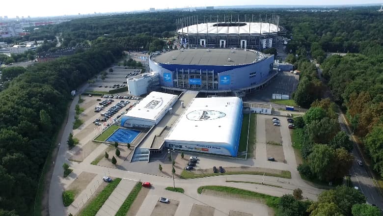 Barclays Arena will host the playoffs of TI 2025. (Photo via Barclays)