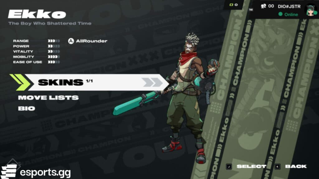 2XKO Ekko (Screenshot via esports.gg)