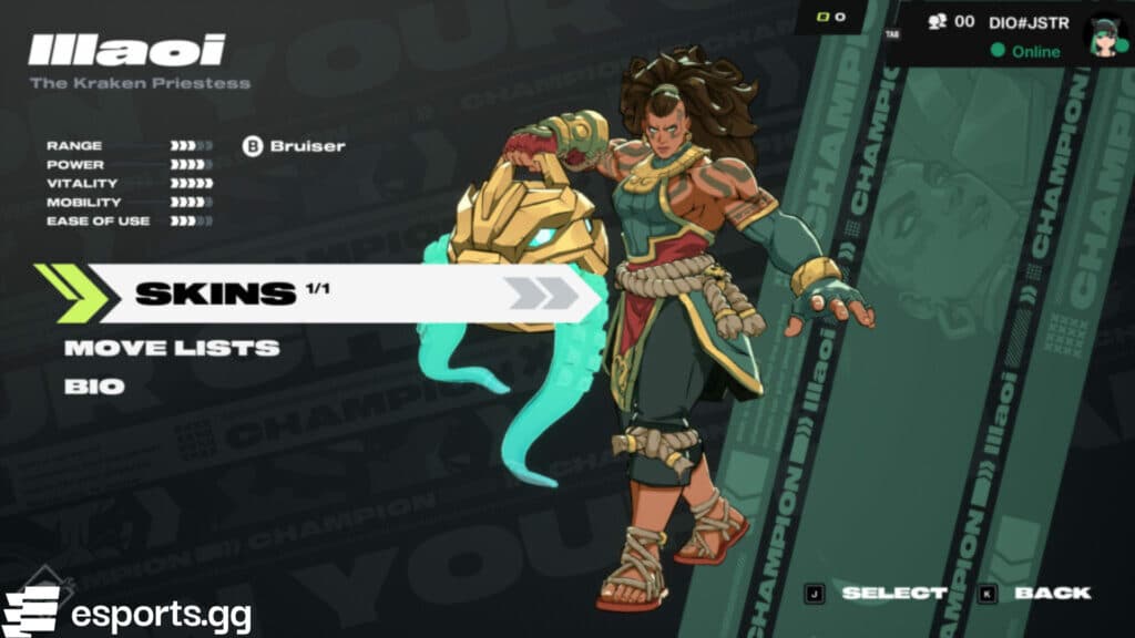 2XKO Illaoi (Screenshot via esports.gg)