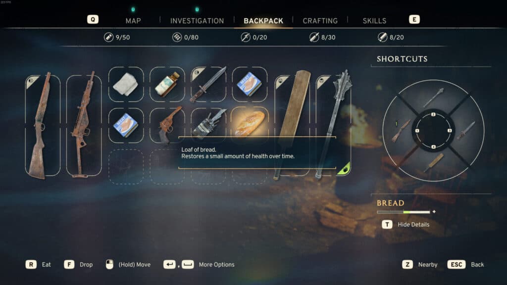 Atomfall backpack (Screenshot via esports.gg)