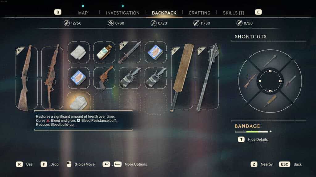 Atomfall backpack (Screenshot via esports.gg)