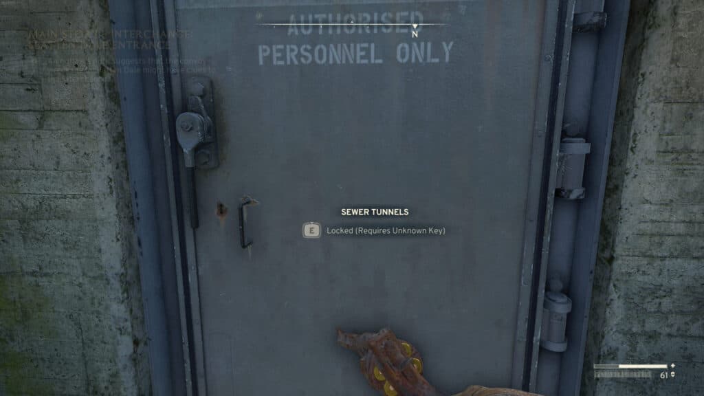 Trying to enter the Sewer Tunnels. Screenshot by esports.gg