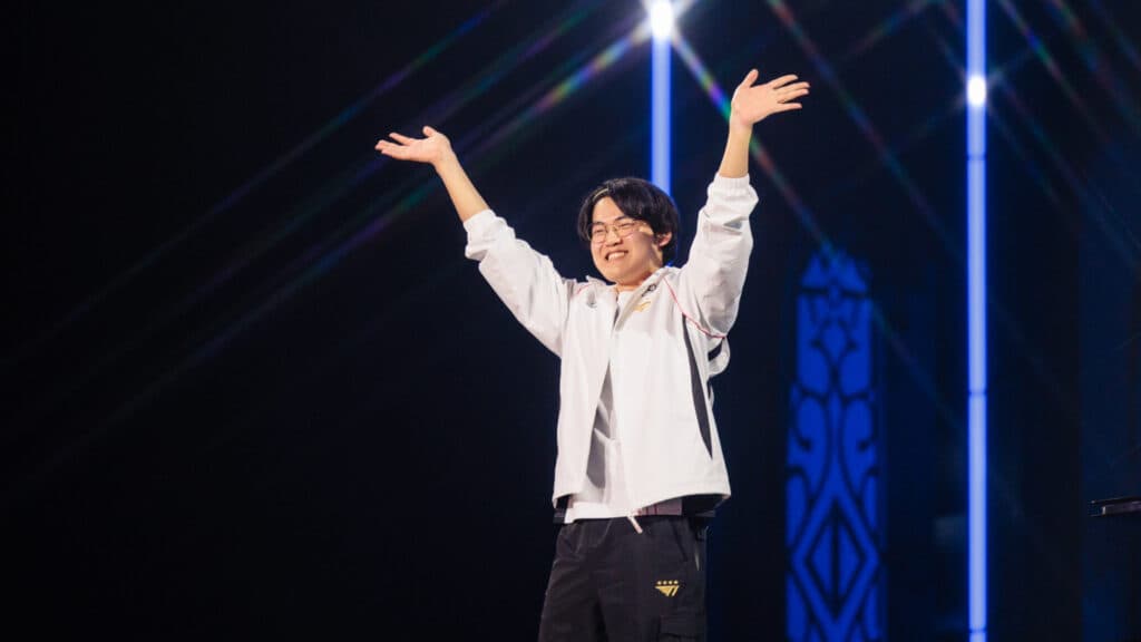 Gumayusi is a two-time world champion at 23 years old (Image by Riot Games)