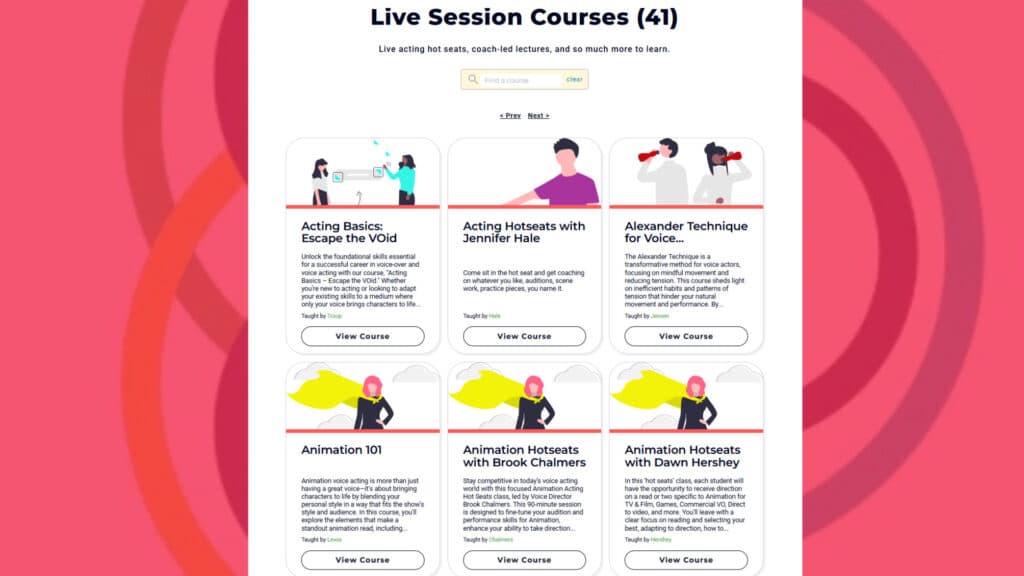 SkillsHub courses (Screenshot via esports.gg)