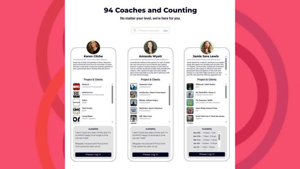 SkillsHub coaches (Screenshot via esports.gg)