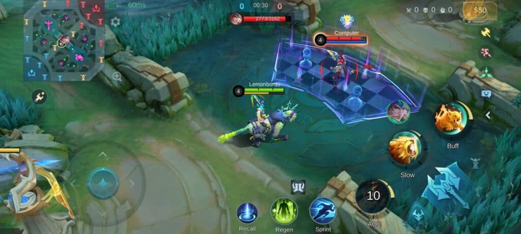 Skill 1 reduces the armor of enemies hit. (Screenshot via esports.gg)