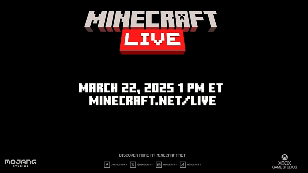 Minecraft Live 2025 time (Image via Microsoft)