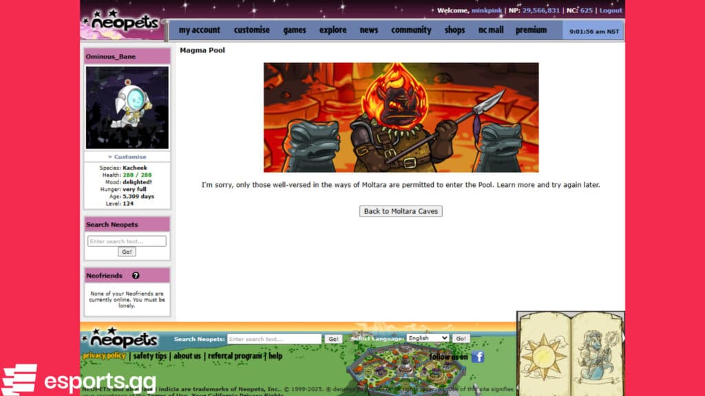 The Magma Pool (Screenshot via esports.gg)