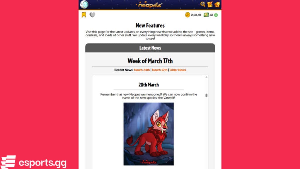 New species announcement (Screenshot via esports.gg)