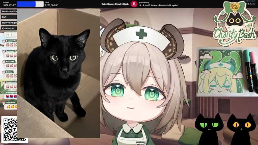 Nimi reveals a photo of Baby Bean! (Image via Nimi Nightmare)