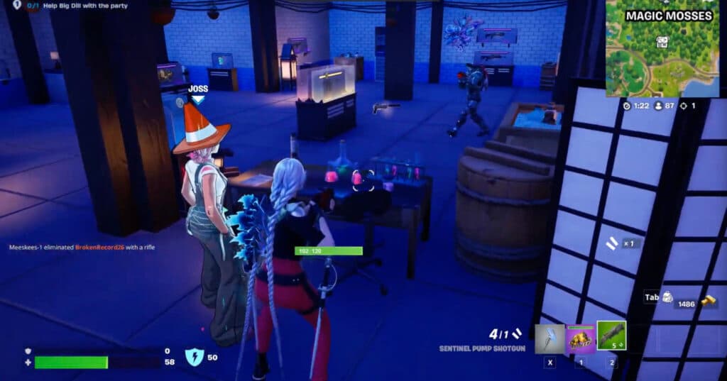 Analyze the mineral samples (Screenshot via esports.gg)