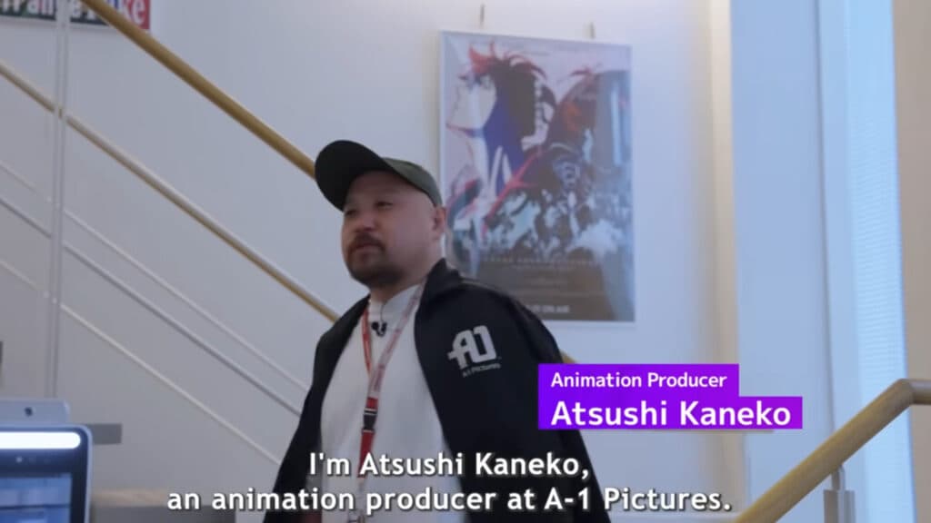 Atsushi Kaneko introducing himself (Image via Crunchyroll)
