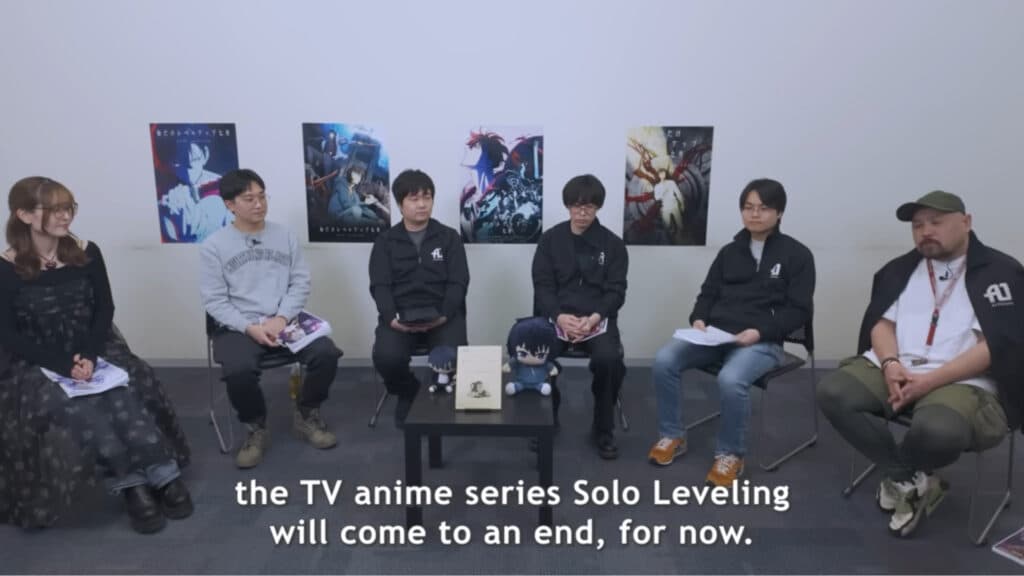 Atsushi Kaneko talking about the Solo Leveling anime (Image via Crunchyroll)