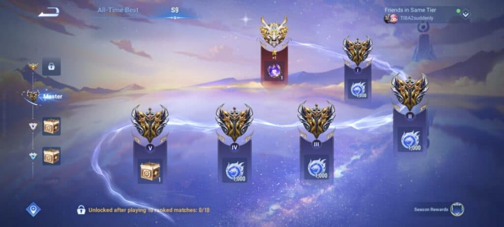 HoK Season 9 rewards that can be claimed instantly (Image via esports.gg)