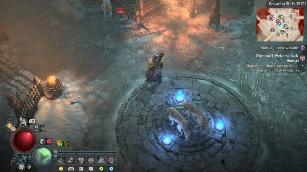 Diablo 4's Druid in action. (Screenshot by esports.gg)