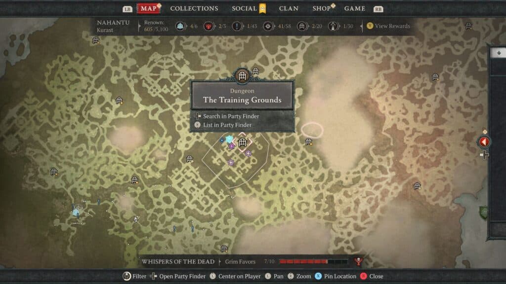 One of the dungeons in the Nahantu region. (Screenshot by esports.gg)