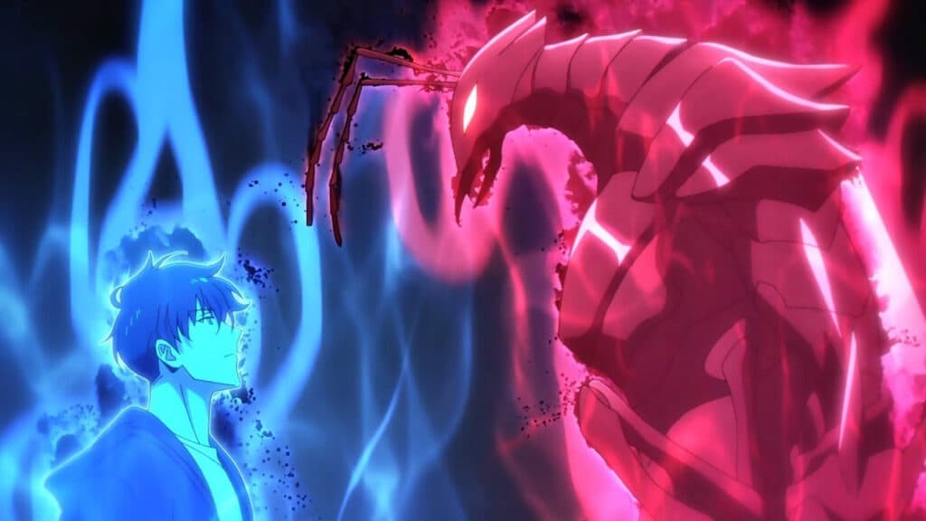 Sung Jinwoo Vs Beru scene from Solo Leveling Season 2 episode 12 (image via A-1 Pictures)