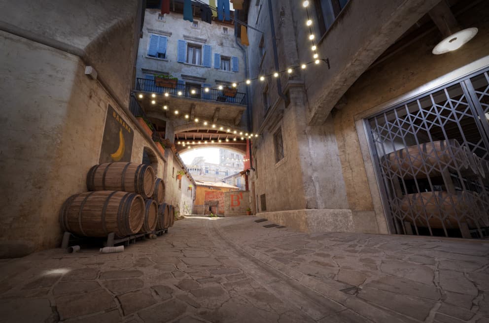 Inferno's Banana got a little touch up (Image via Valve)