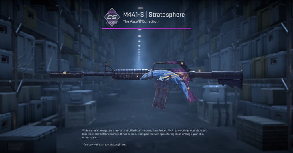 M4A1-S Stratosphere. (Screenshot by esports.gg)