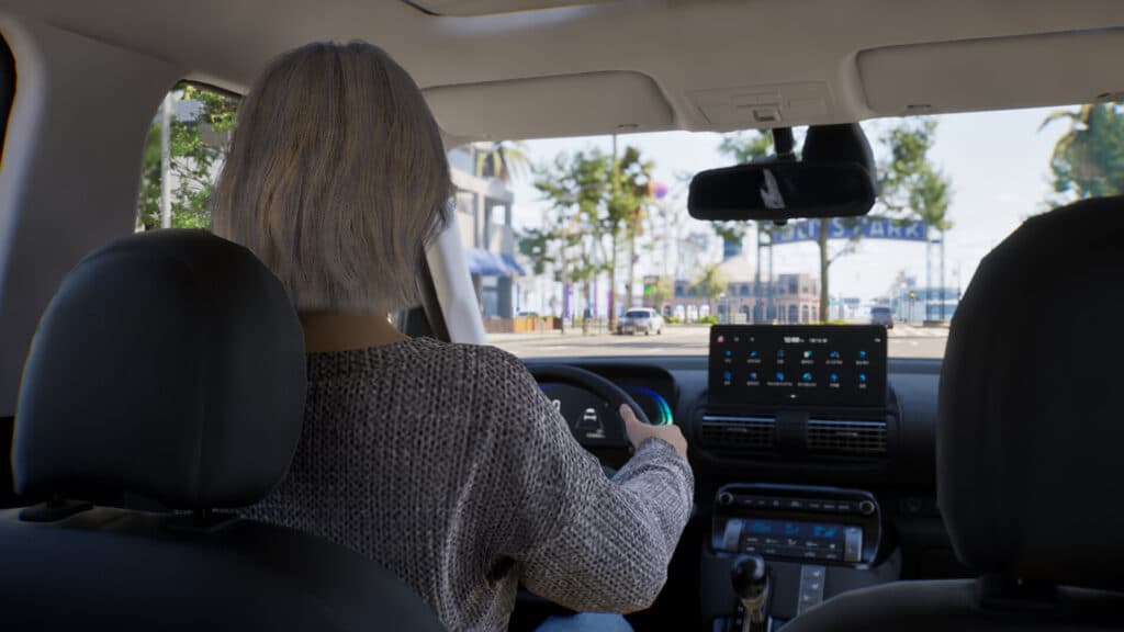 Your Zoi will be able to drive and interact with the vehicle (Image via KRAFTON)