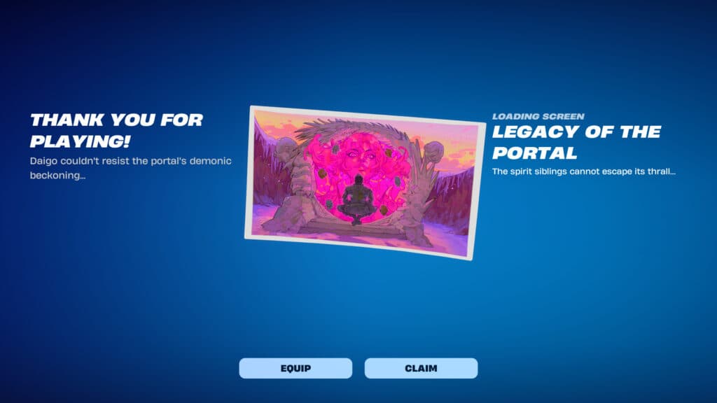 Legacy of the Portal Loading Screen (Image via esports.gg)