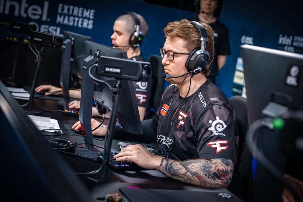 Broky and rain of FaZe Clan at IEM Melbourne 2025 (Photo via ESL)