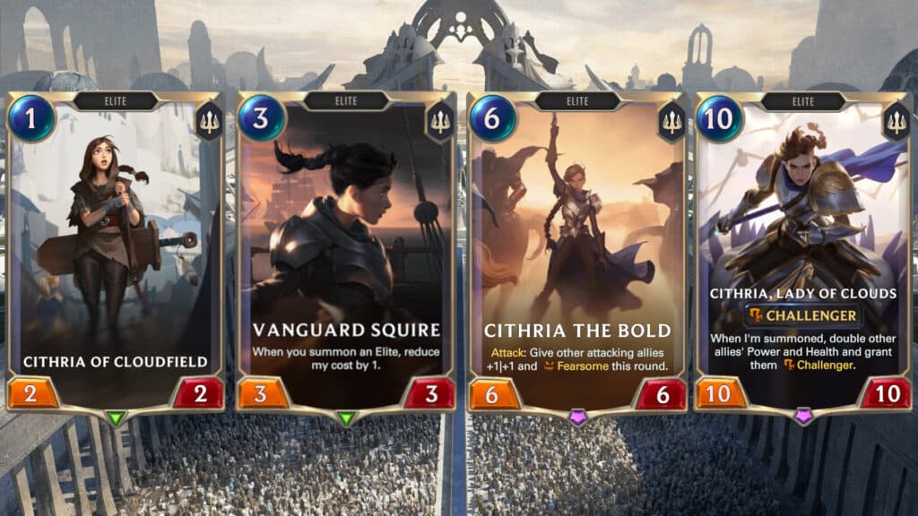 Cithria in Legends of Runeterra (Edit by esports.gg)