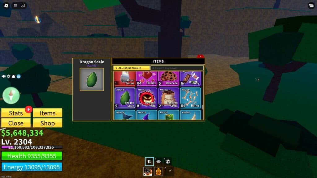 The Dragon Scale item. (Screenshot via esports.gg)