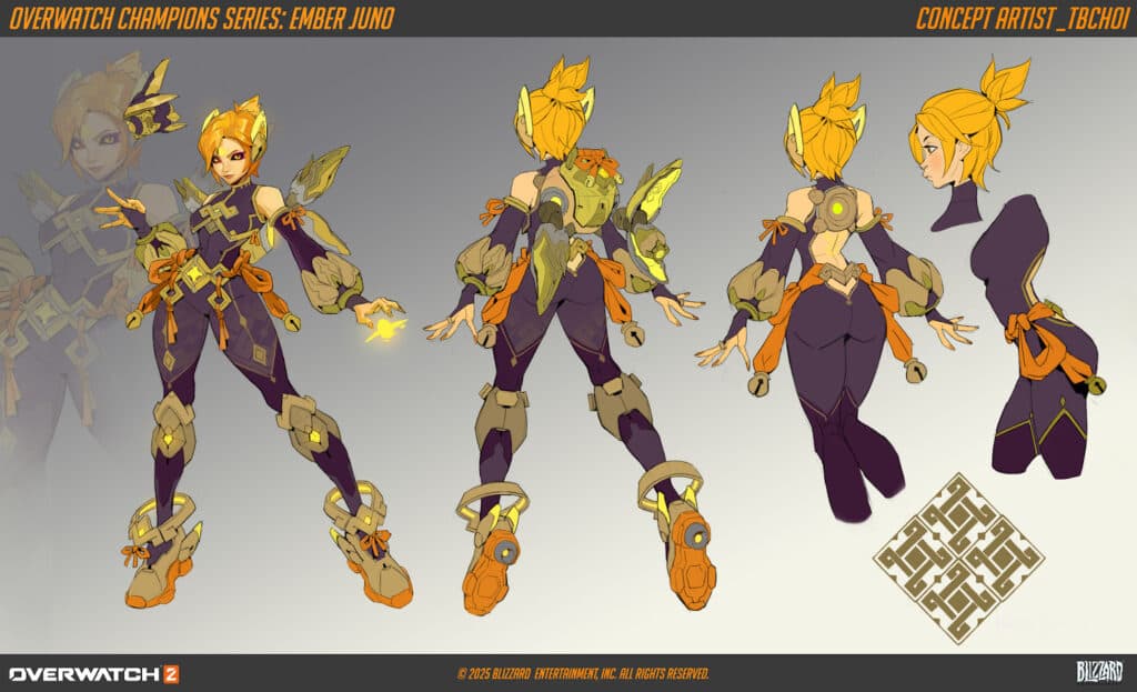 Ember Juno concept art (Image via Blizzard Entertainment)