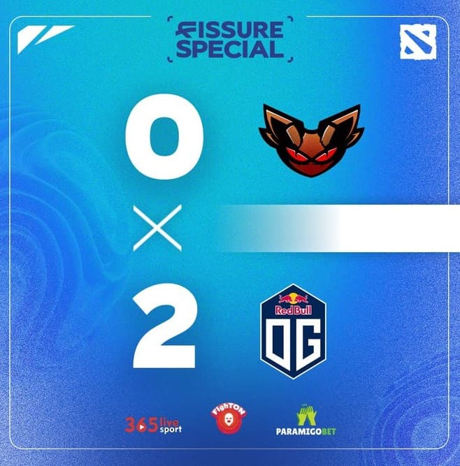 FISSURE Special Mosquito Clan versus OG match result (Image via Mosquito Clan)