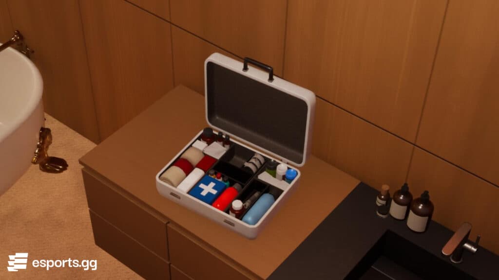 How the First Aid Kit item looks in the game (Screenshot via esports.gg)